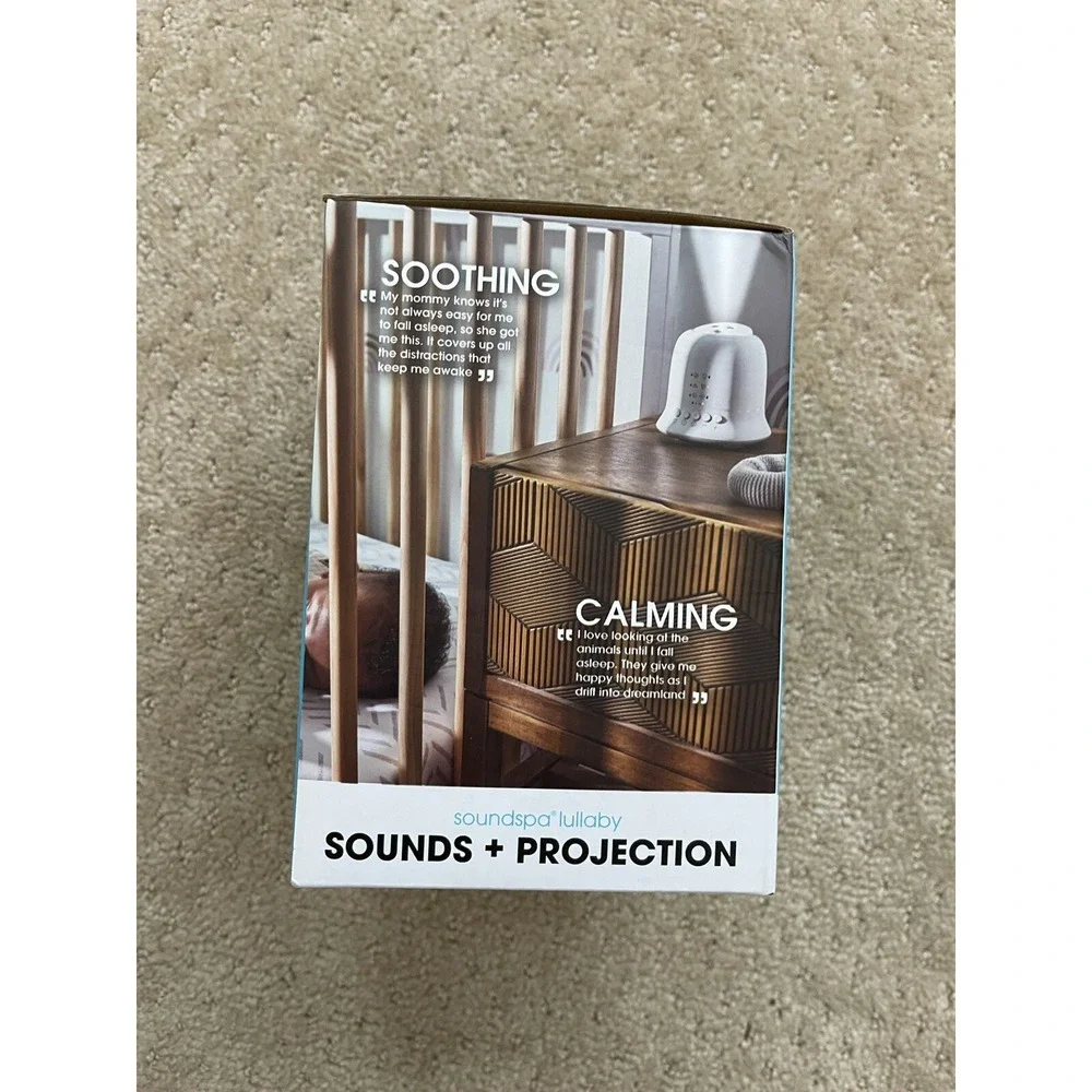 HOMEDICS (NEW)Sound Spa Lullaby Sound + Projection Baby 6 Sounds Timer Machine
